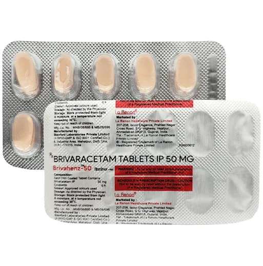 brivahenz 50mg tablet 10's
